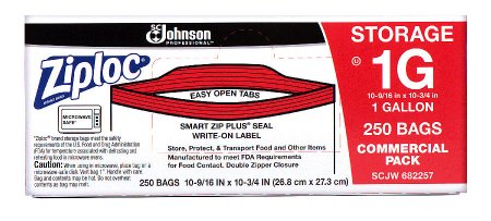Picture of BAG, ZIPLOC STORAGE GL (250/CS)682257