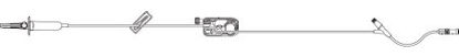 Picture of Plum Set LifeShield® Option-Lok® 15 Drops / mL Drip Rate 104 Inch Tubing1233912