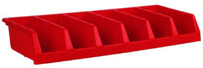 Picture of Storage Bin System Bins™ Red Industrial Grade Polymers 5 X 12 X 33 Inch30312RED