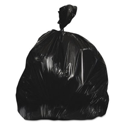 Picture of Trash Bag Heritage 60 gal. Black HDPE 22 Mic. 38 X 60 Inch Star Seal Bottom Coreless RollHERZ7660WKR01