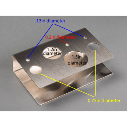 Picture of Pap Smear Organizer Silver Stainless Steel Manual CountertopPAPSM-SS