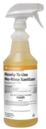 Picture of RTU No-Rinse Sanitizer™ Surface Disinfectant Ammoniated Liquid 32 oz. Bottle Unscented NonSterile077418.