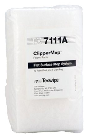 Picture of Cleanroom Mop Pad Kit Texwipe® ClipperMop™ White Foam DisposableTX7111A