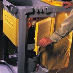 Picture of Locking Cabinet Rubbermaid® HDPE, YellowRCP6181YEL