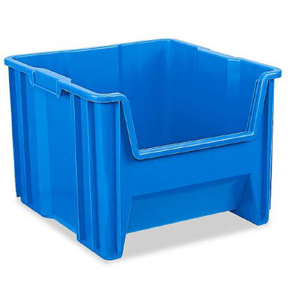 Picture of Storage Bin Blue Plastic 12-1/2 X 16-1/2 X 17-1/2 InchS-12551BLU