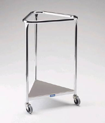 Picture of Hamper Stand Pedigo® Rolling Triangular Opening Open Top Without LidP-120