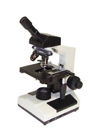 Picture of Revelation III Physician / Education Microscope Monocular Head Achromat 4X, 10X, 40X, 100X 110 to 220V Mechanical StageR3M-MN4A-DAL3