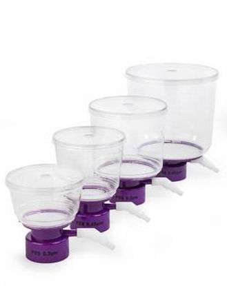 Picture of Filtration Cup 250 mL, Clear, 50 mm dia., 0.45 µm Pore Size, Sterile, ISO 10993-5, 1999 For Complete Filtration Unit10040-450