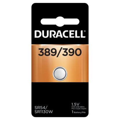 Picture of Silver Oxide Battery Duracell® 389 / 390 Coin Cell 1.5V Disposable 1 PackD389/390PK