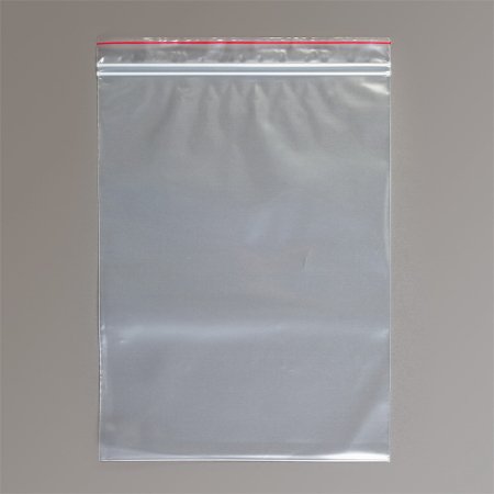 Picture of Zip Closure Bag Red Line™ 9 X 12 Inch Plastic Clear7615