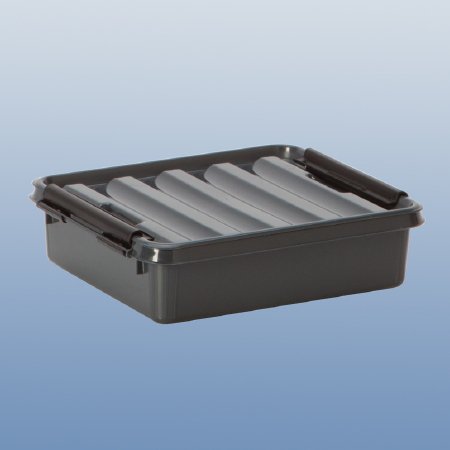 Picture of Tote with Lid SmartStore™ Clear Polypropylene 2 X 6-11/16 X 7-7/8 Inch13200C