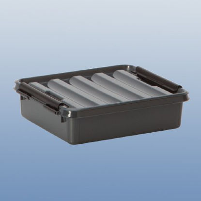 Picture of Tote with Lid SmartStore™ Clear Polypropylene 2 X 6-11/16 X 7-7/8 Inch13200C