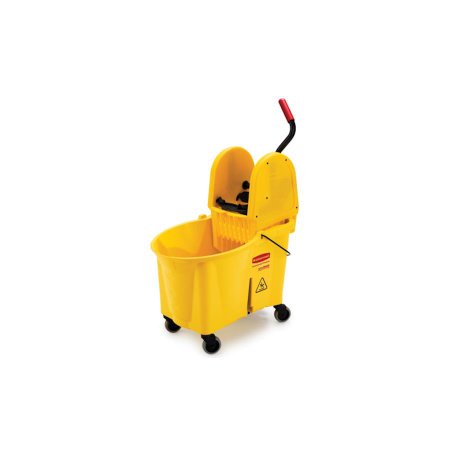 Picture of Mop Bucket with Wringer Rubbermaid® 44 Quart YellowFG757688YEL