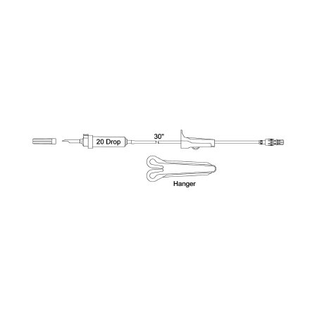 Picture of Secondary Administration Set Medex™ Luer Lock, Rotating NonDEHPMX870