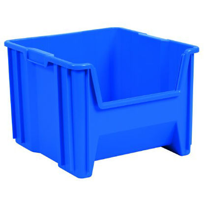 Picture of Storage Bin Stak-N-Store Blue Industrial Grade Polymers 12-1/2 X 16-1/2 X 17-1/2 Inch13018BLUE