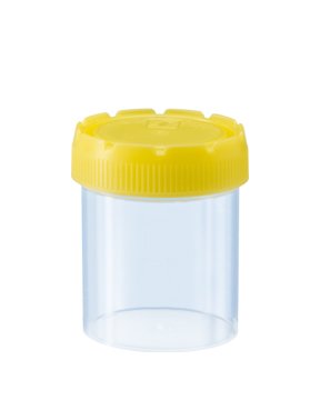 Picture of Specimen Container 44 X 55 mm Polypropylene 70 mL (2.4 oz.) Screw Cap Unprinted NonSterile75.9922.744