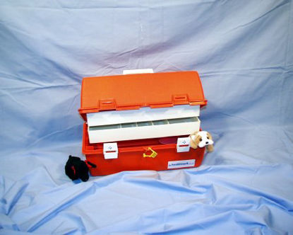 Picture of Emergency Medical Box Orange 10.125 X 10.75 X 191910-2 OR