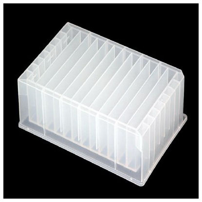 Picture of Multi Well High Profile Reagent Reservoir Axygen™ 2.84 oz., Clear, 22 mL Volume, Non-sterile, Disposable, ANSI/SLAS, RNase/DNase-free, Non-pyrogenic14222402