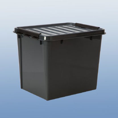 Picture of Tote with Lid SmartStore™ Clear Polypropylene 15-3/8 X 15-3/4 X 19-5/8 Inch13207C
