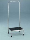 Picture of Step Stool with Handrail MRI 1-Step Stainless Steel 8-1/2 Inch Step Height1017757100