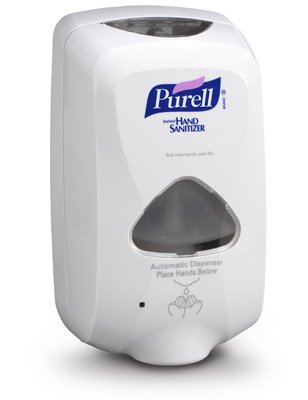 Picture of Hand Hygiene Dispenser Purell® Dove Gray Plastic Touch Free 1200 mL Wall Mount1PKR1