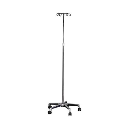 Picture of IV Pole 4-Hook 5 Legs with Dual-Wheel Casters45-645-060