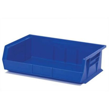Picture of Organizer Bin Blue Polymer 16-1/2 X 10.875 X 5 Inch6036-BL