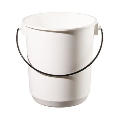Picture of Lab Bucket Nalgene™ White Polypropylene 10.4 Liter Capacity7012-0110