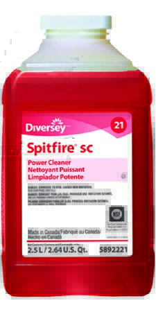 Picture of Diversey™ Spitfire® SC Surface Cleaner Alcohol Based Liquid Concentrate 2.5 Liter Bottle Pine Scent NonSterileDVS95892221