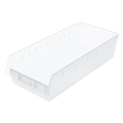 Picture of Storage Bin ShelfMax® Clear Plastic 6 X 11-1/8 X 23-5/8 Inch30014SCLAR