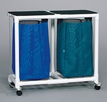 Picture of Double Hamper with Bags Standard 4 Casters 39 gal.VL LH2 FP LP