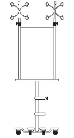 Picture of Infusion Pump Stand 4 Device 6-LegN7517