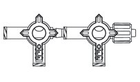 Picture of Stopcock Hi-Flo™, Medfusion® 4 Way, 2 GangMX9342L