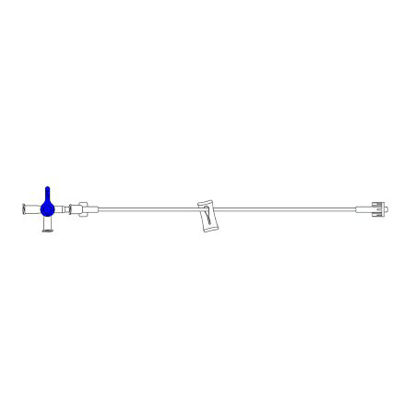 Picture of EXTENSION SET, INFUSION SLIDE CLAMP STOPCOCK 4ML (50/CS) D/SEB-112-01