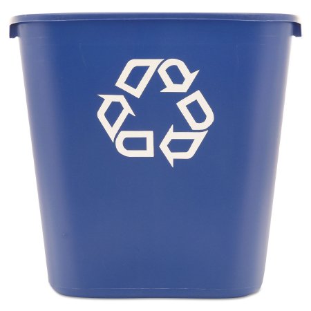 Picture of Recycling Container Rubbermaid® 28-1/8 Quart Rectangular Blue Plastic Open TopRCP295673BE