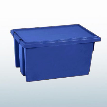 Picture of Tote Budget Blue Industrial Grade Polymers 9 X 11 X 18 Inch1604B