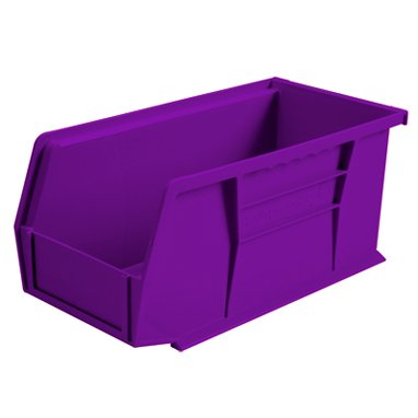 Picture of Storage Bin HCL Super Tough Purple Industrial Grade Polymers 5 X 5-1/2 X 10-7/8 Inch1410PP