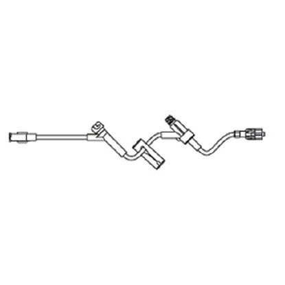 Picture of Extension Set SafeLine* Safeday* 9 Inch Tubing 2 Ports 1.6 mL Priming volume352242