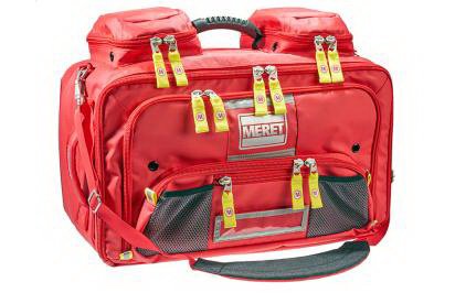 Picture of Tri-Fold Module Airway™ Red Waterproof Tarpaulin 3.8 X 6.3 X 10.3 Inch, Linear: 20.4 InchM8101A-NB