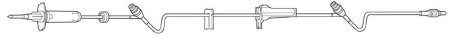 Picture of Solution Set Continu-Flo® 10 Drops / mL Drip Rate 97 Inch Tubing 2 Ports2H8519