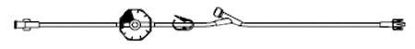 Picture of Extension Set 20 Inch Tubing 1 Port 5 mL Priming VolumeEF-020-11