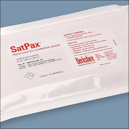 Picture of Sterile SatPax® 670 Surface Disinfectant Cleaner Premoistened Cleanroom Wipe 30 Count Soft Pack Disposable Alcohol Scent Sterile17897240