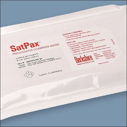 Picture of Sterile SatPax® 670 Surface Disinfectant Cleaner Premoistened Cleanroom Wipe 30 Count Soft Pack Disposable Alcohol Scent Sterile17897240