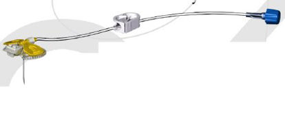 Picture of Huber Infusion Set LiftLoc™ 20 Gauge 3/4 Inch 8 Inch Tubing Without PortS01020-75