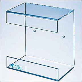 Picture of Wipe Dispenser Fisherbrand™ Clear Acrylic Manual 1 Box Surface Mount0666651