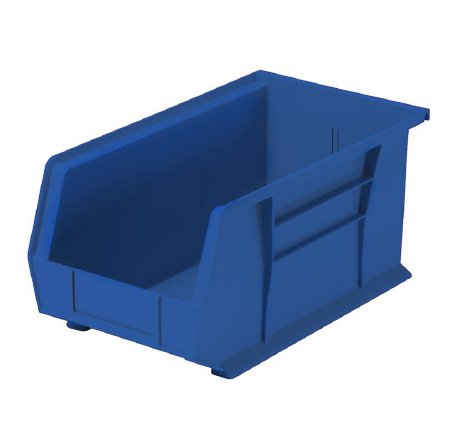 Picture of Storage Bin HCL Super Tough Blue Industrial Grade Polymers 7 X 8-1/4 X 14-3/4 Inch1415B