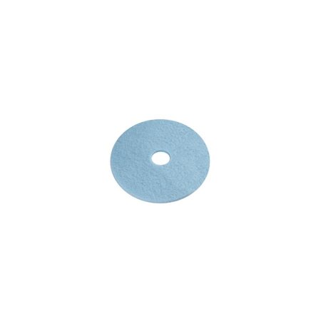 Picture of Hard Floor Burnishing Pad Luster Lite 20 Inch Light Blue Polyester Fiber402120