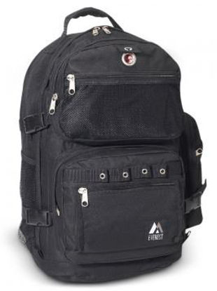 Picture of Backpack Everest Black 13-1/2 X 20 X 8 Inch3045R-BLACK