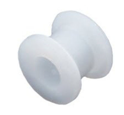 Picture of Ear Ventilation Tube Sheehy Collar Button 2.9 mm Fluoroplastic White SterileVT-1001-01