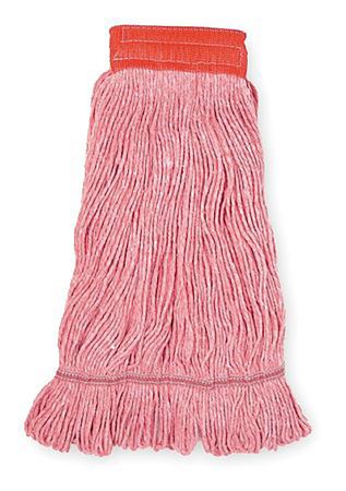 Picture of Wet String Mop Head ABCO Looped-end Large Red Cotton / Rayon / Synthetic Fiber ReusableCLM-303LR